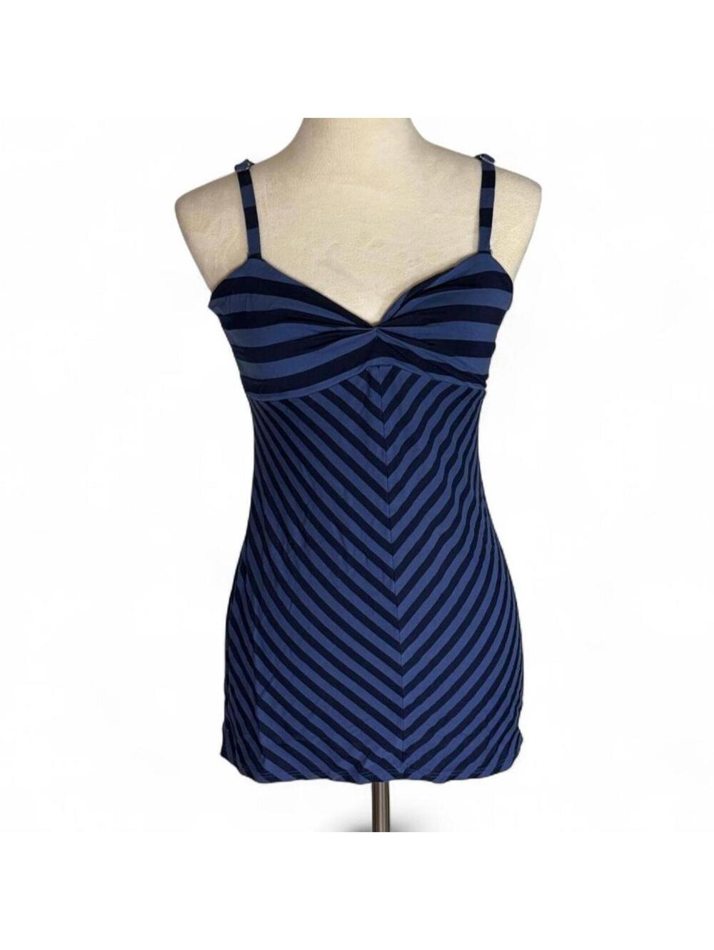 vintage y2k fairycore blue striped tank top